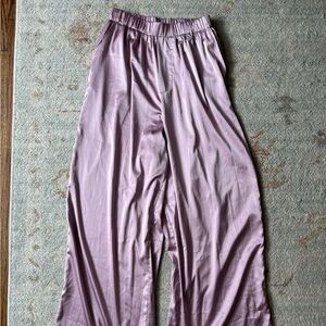 Daily Drills Mauve Wide Leg Pants